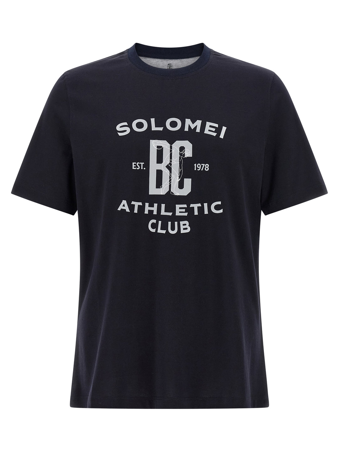 Brunello Cucinelli Printed T-shirt - Blue | 6c6c0d245df0a973412467abceedf6e6381f2871