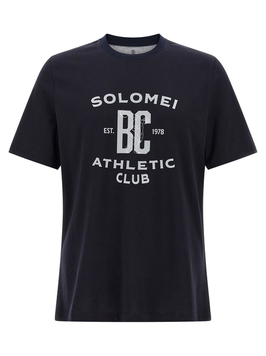 Printed T-Shirt Blue