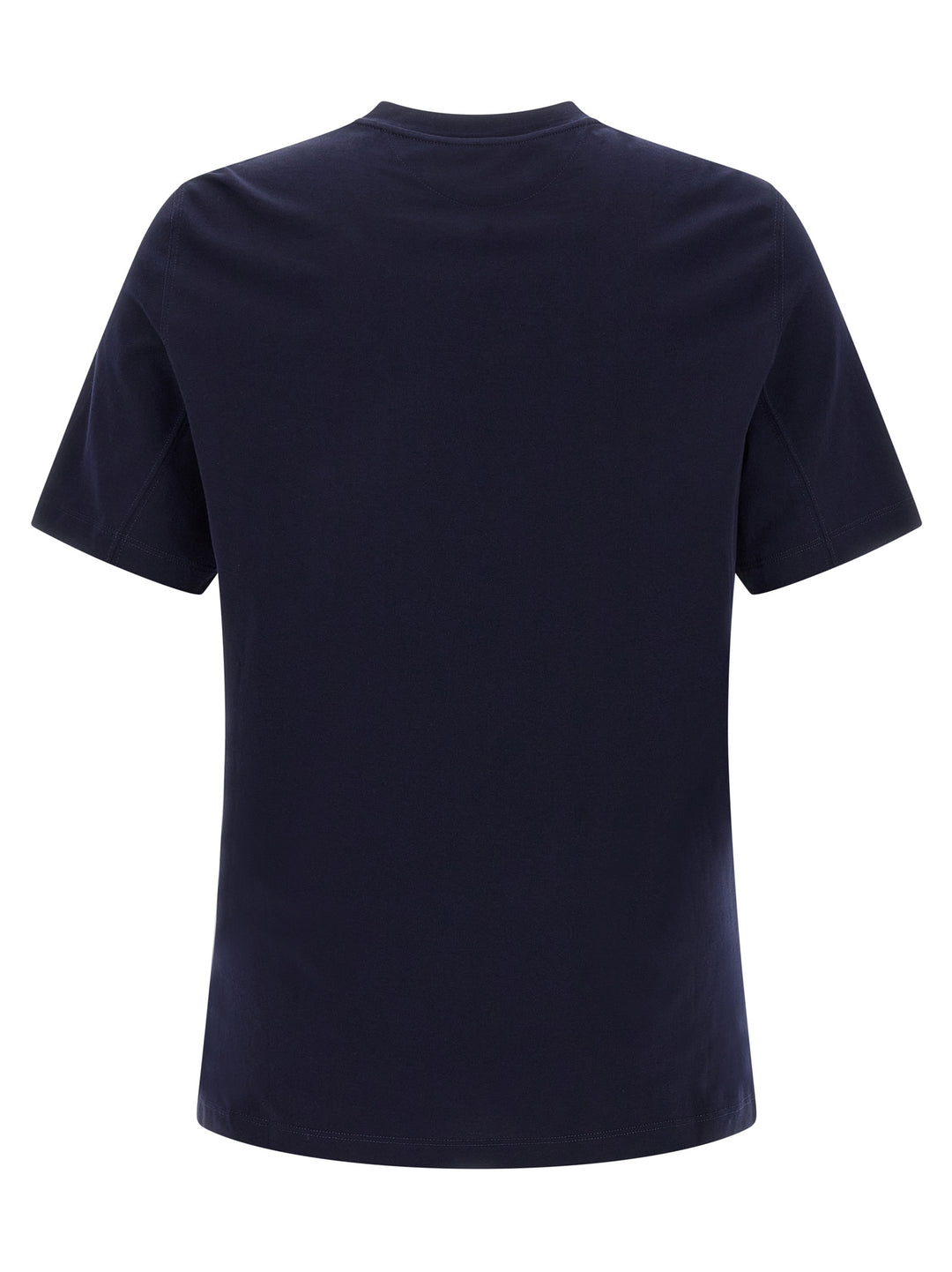 Brunello Cucinelli Logo Print T-shirt - Blue | be29471284e8d6c81118170cfacba5dd3cc89b12