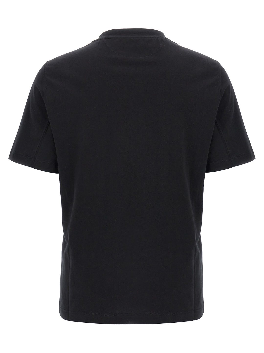 Brunello Cucinelli Logo Print T-shirt - Black | de532d1874ebddf22029b1f9f1eebdb118d4927f