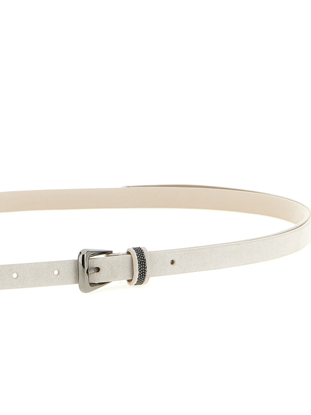 Brunello Cucinelli Monile Suede Belt Belts - Beige | 9dad3e41af0d3d2bbc4d9b40072ac686ad3c0937