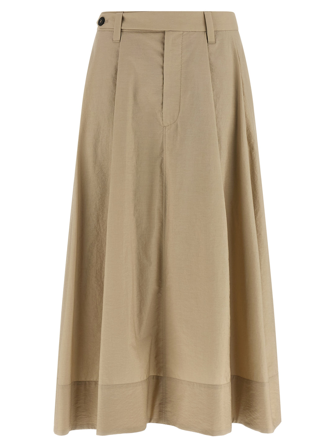 Brunello Cucinelli Cotton Skirt Skirts - Beige | 5a73b9a9a27bac97b9ed5217cc101c7ed863aff8
