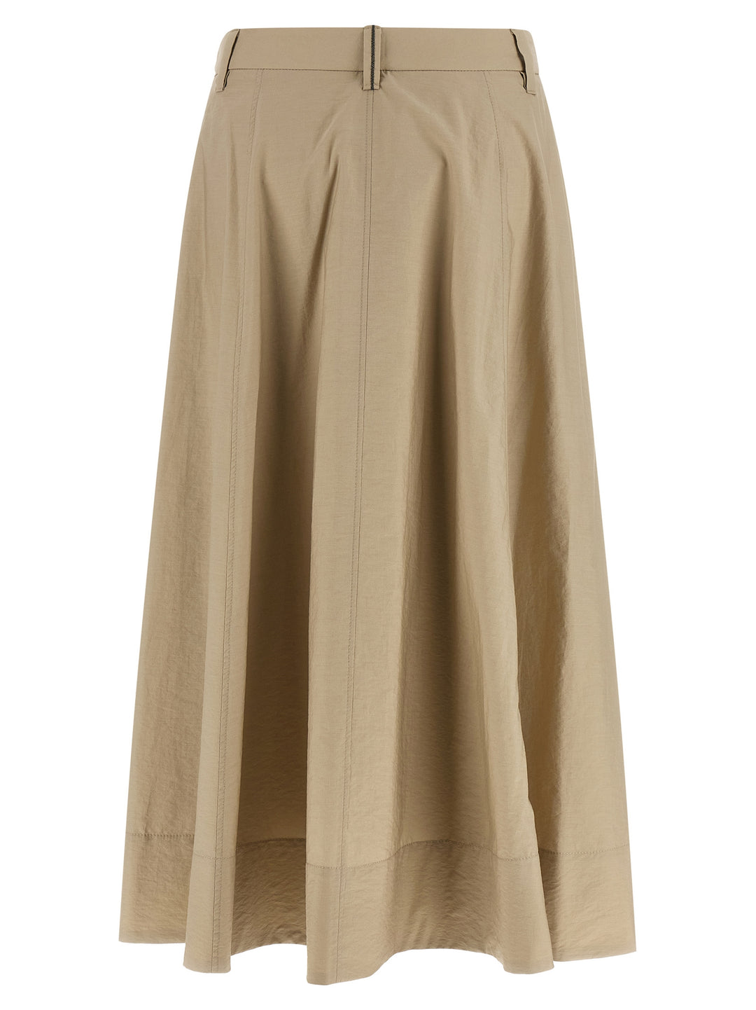 Brunello Cucinelli Cotton Skirt Skirts - Beige | 6779cf8f9f61d4dfe9c292ed546bf4f1f61db641