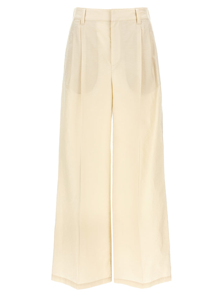 Brunello Cucinelli Cotton Trousers Pants - Beige | 5f17b0c9a95c448e760c8dc40c964409890093df