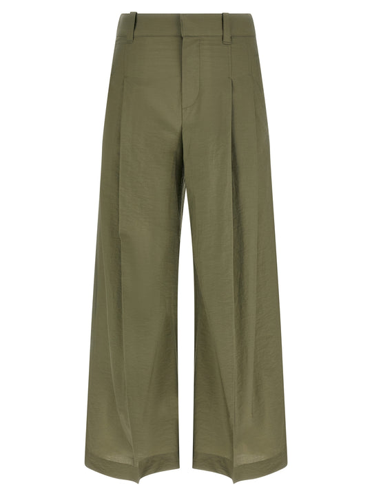 Double Pinch Pants Green