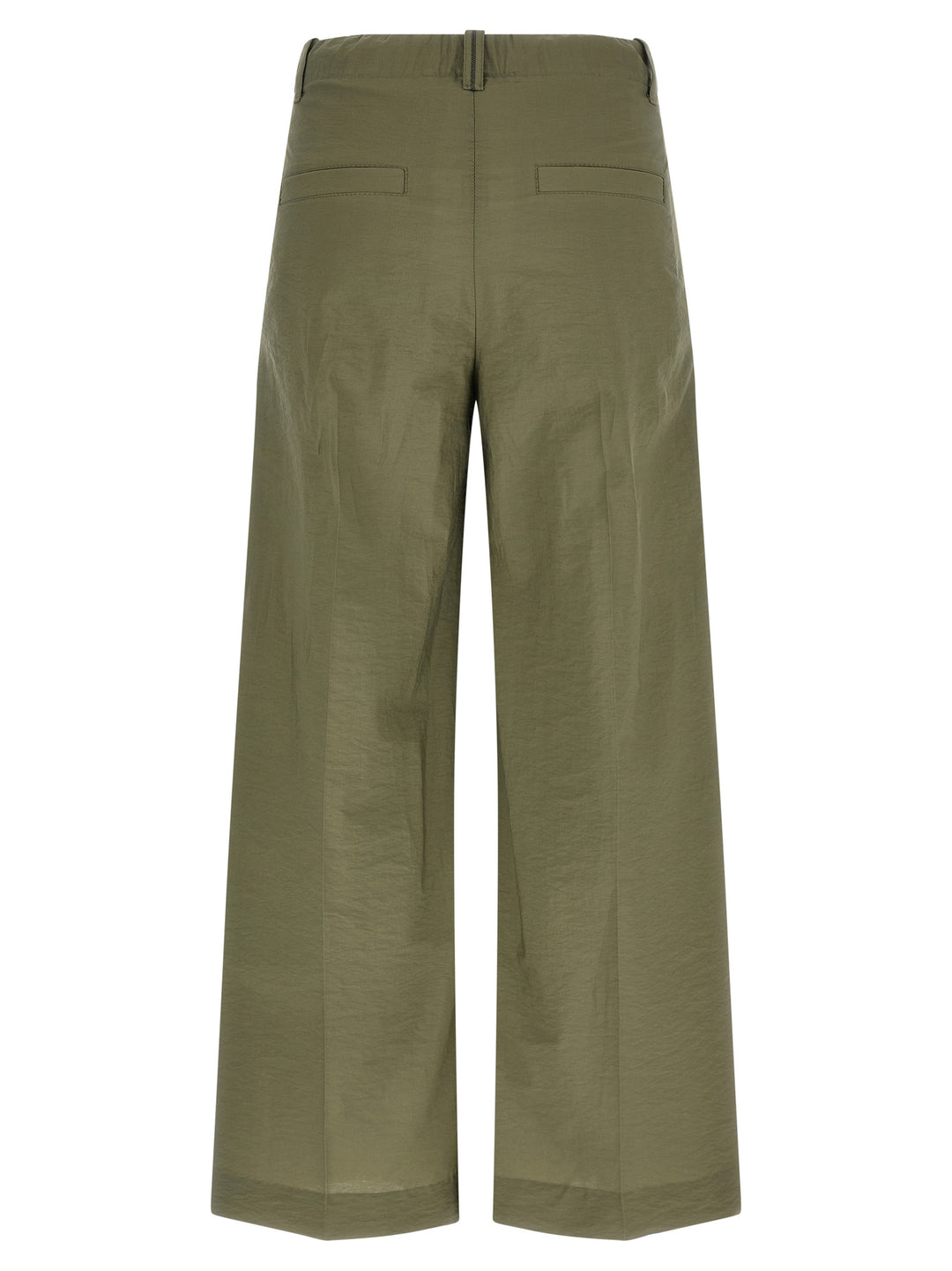 Brunello Cucinelli Double Pinch Pants - Green | 61fa7ed4f77bda9b6c75ab8b3b3122c65eebcc52