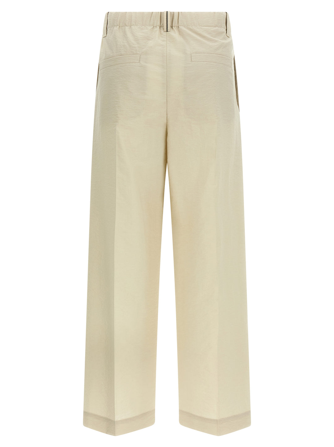 Brunello Cucinelli Cotton Trousers Pants - White | caf83bd78e34c5cd14cfeb59b569890aafca4962