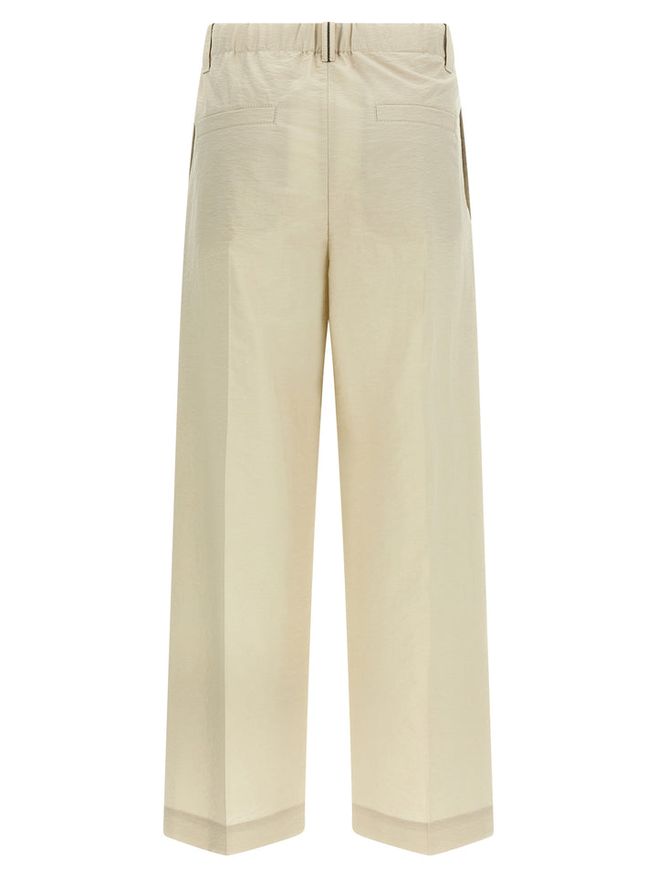 Brunello Cucinelli Cotton Trousers Pants - White | caf83bd78e34c5cd14cfeb59b569890aafca4962