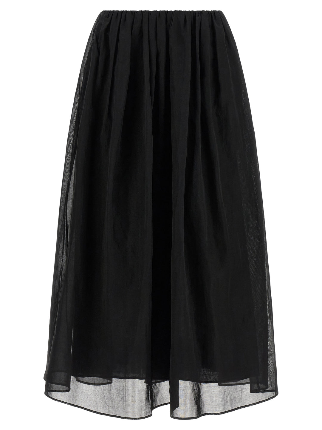 Brunello Cucinelli Organza Skirt Skirts - Black | f0e04238c6ee8514710da6082a05a17e3ab0e108
