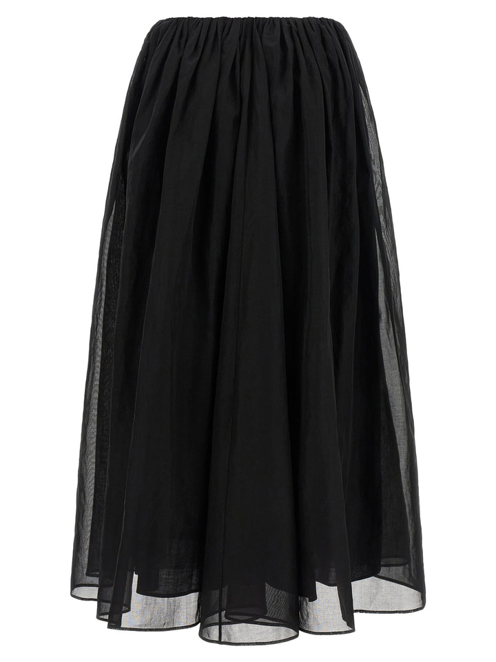 Brunello Cucinelli Organza Skirt Skirts - Black | a94e2145371acc2a47430e19e5368e9c04c746d3