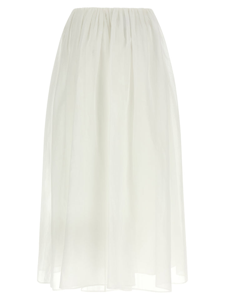 Brunello Cucinelli Multi-Layer Skirt Skirts - White | 929819ccaa2f89752f10f58fb32ffb4d1537bca9