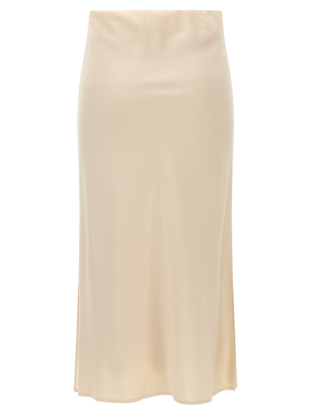 Brunello Cucinelli Pencil Fluid Skirts - Beige | 7cc1b8f7d534963abeef403a963e2d93e9087a51