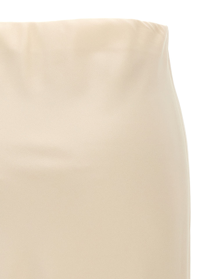 Brunello Cucinelli Pencil Fluid Skirts - Beige | b0655bb7b4207685af9ba46e5204f73312164287