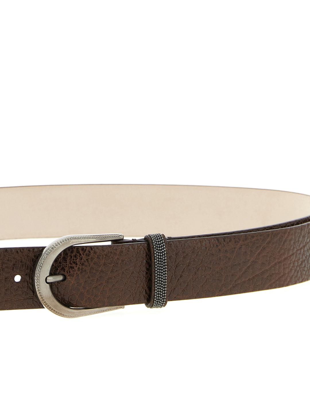 Brunello Cucinelli Glossy Belts - Brown | b3d32f78bee21f8365aaeeb52294b3b022ef6738
