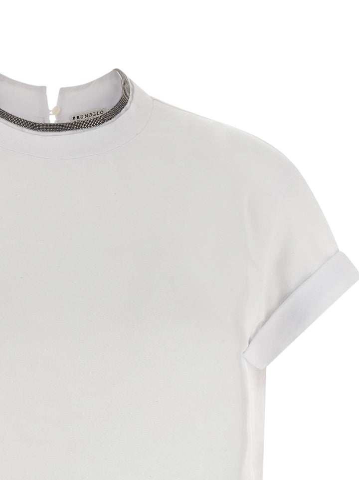 Brunello Cucinelli Monile T-shirt - White | b3dce14cebeb2cdfb26f3799ad7e2acca3eb62ea