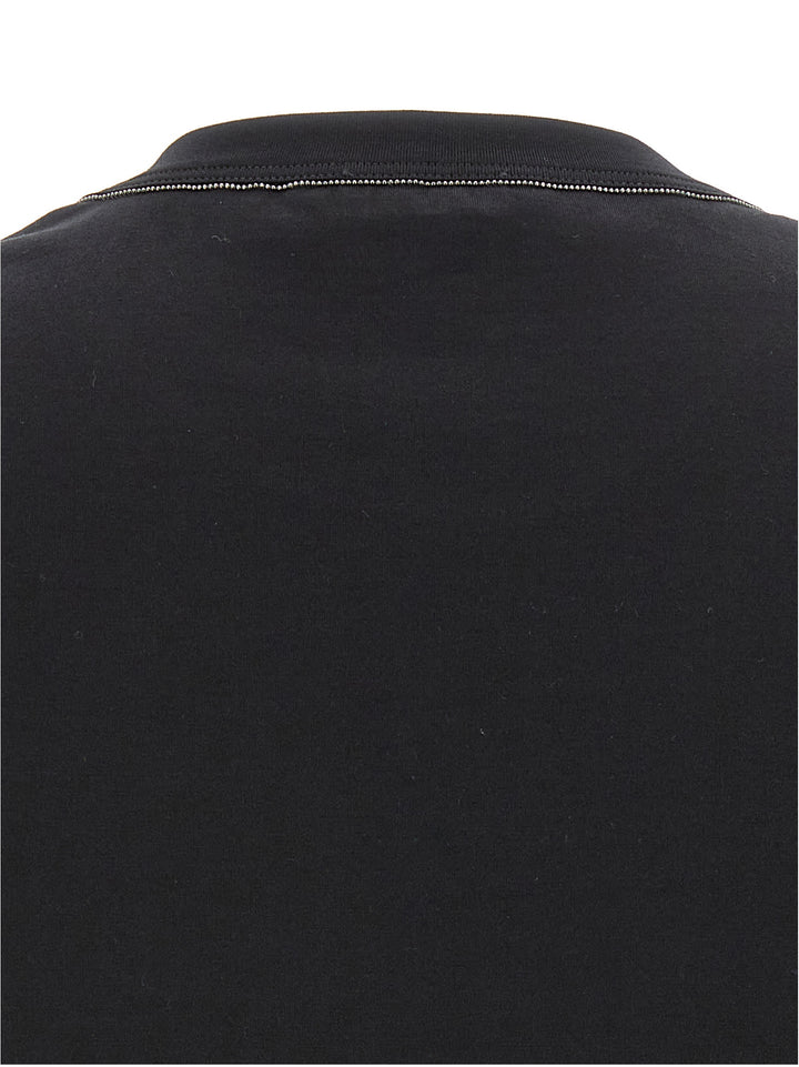 Brunello Cucinelli Monile T-shirt - Black | 85b8d56cb59e6774d64abb07f27ca68b83e5ca7d