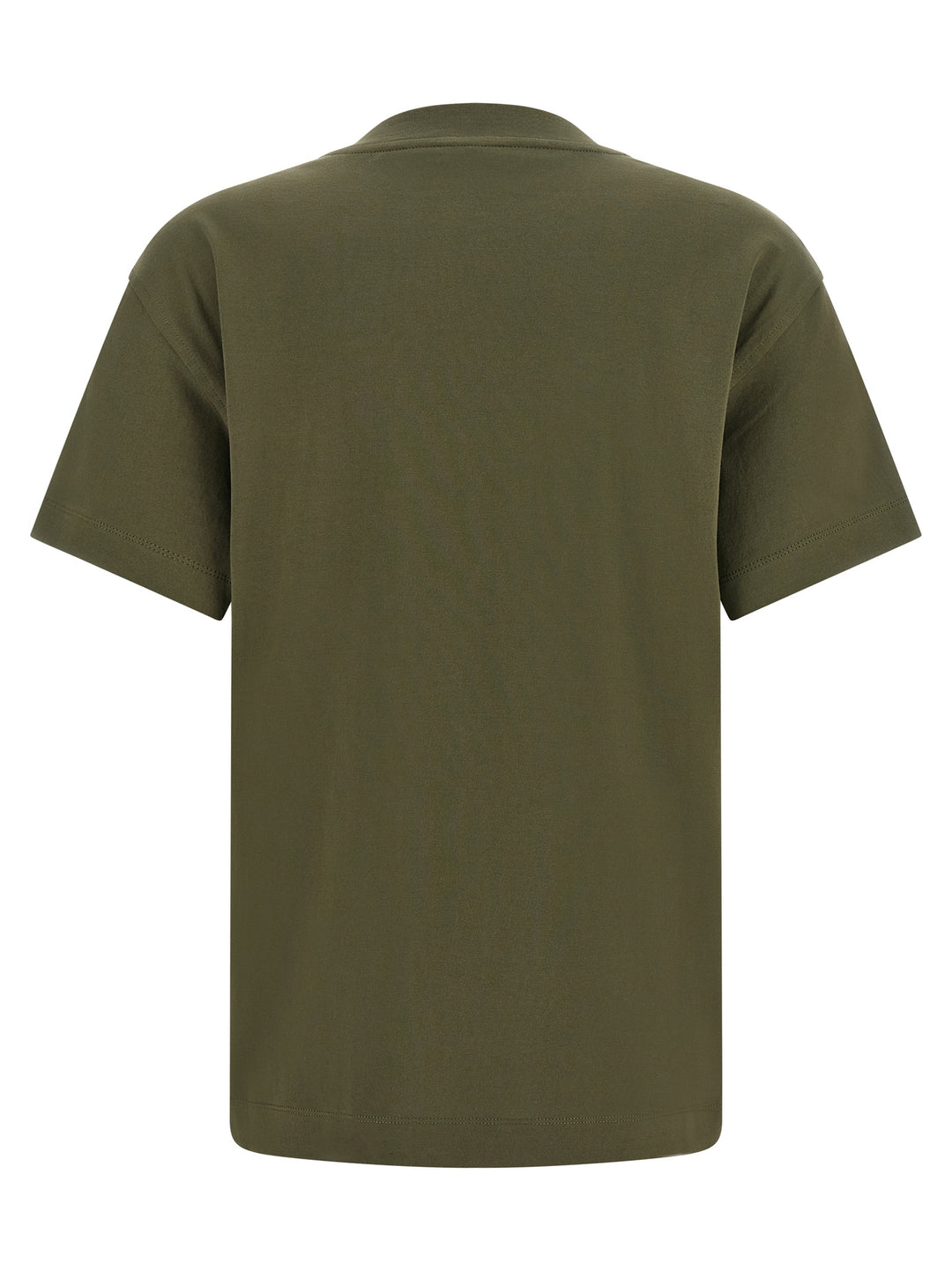 Brunello Cucinelli Shiny Tab T-shirt - Green | 90587d65ce7bda1e0d1e198803e0126e37da97c9