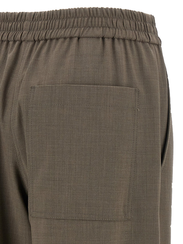 Brunello Cucinelli Wool Pants - Gray | b762d5b9382ee5332a778eab280e2d93fe326d5a
