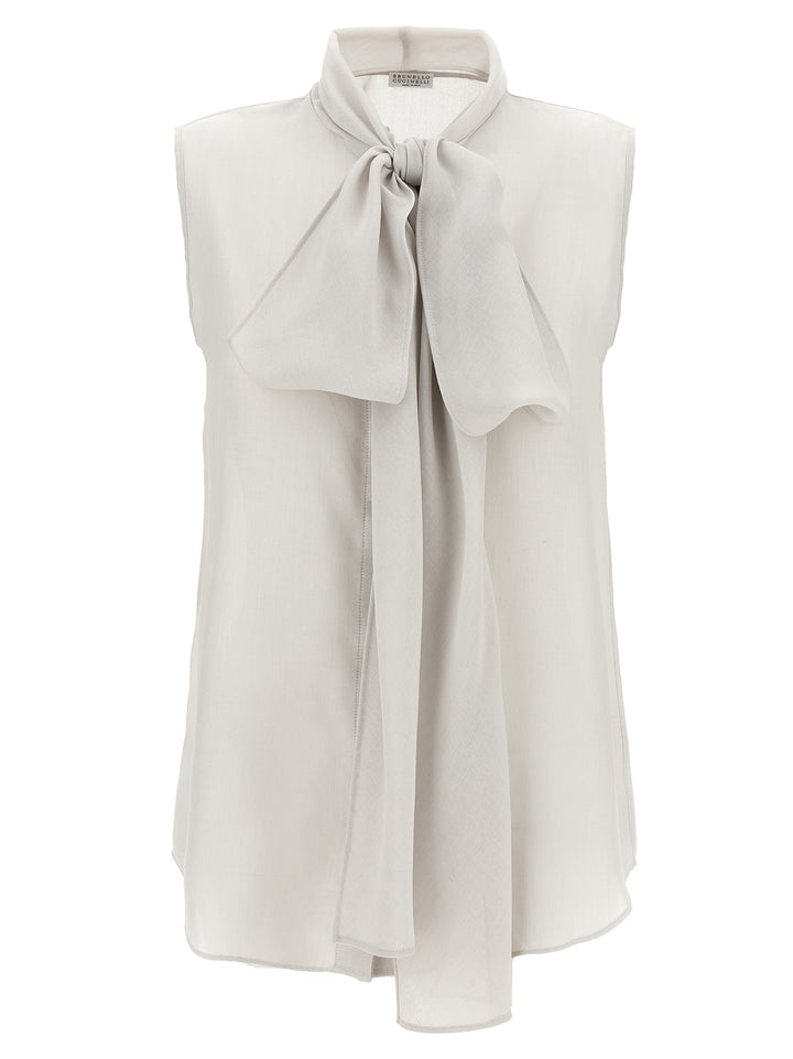 Brunello Cucinelli Blouse Sweater Sweaters and Cardigans - Gray | b5ff6027b67f4c1aff921f0b8f3c4b8f5ff8e8a7
