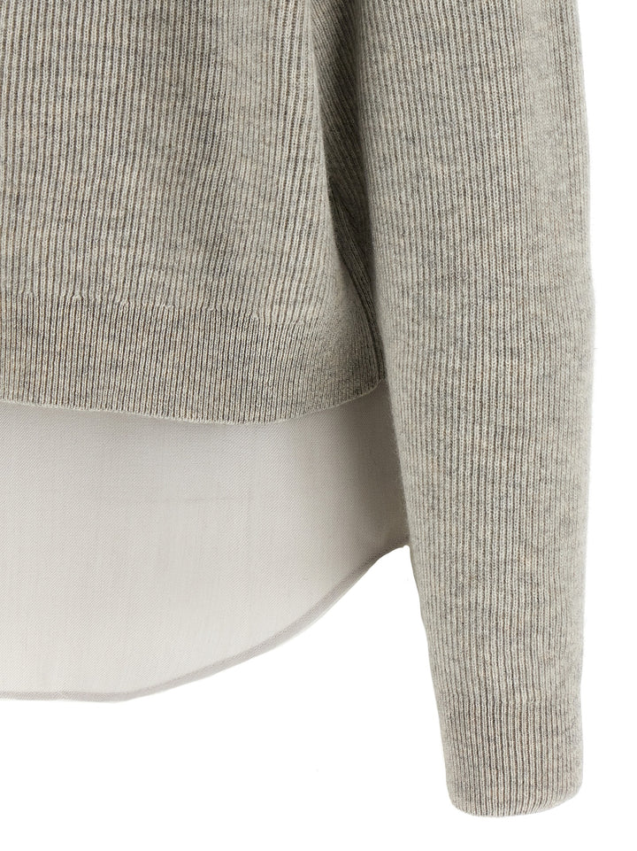 Brunello Cucinelli Blouse Sweater Sweaters and Cardigans - Gray | 2ee1aa6d3597d685bcce5b900e3d69a20f000f1e