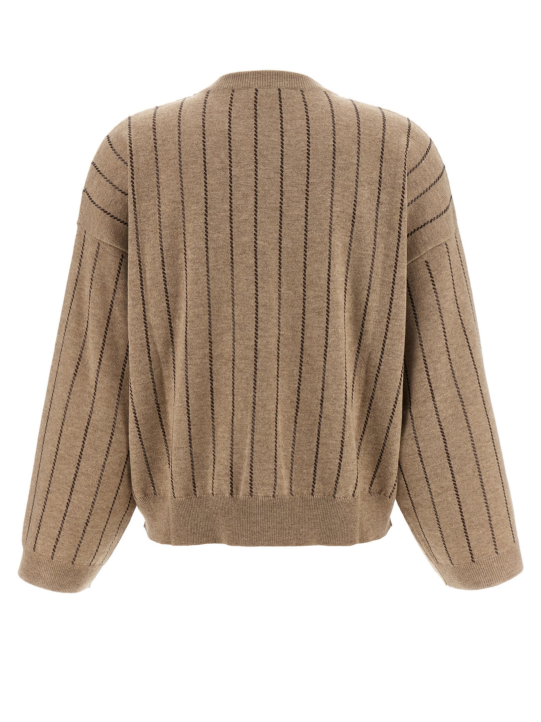 Brunello Cucinelli Sequin Cashmere Sweater Sweaters and Cardigans - Beige | 99c6232c8593c00e2b26a6d7ea8e72d162c4ff6a