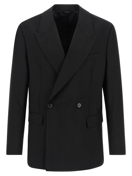 Double-Breasted Blazer Black