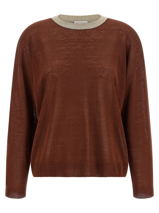 Dazzling Collar Sweaters And Cardigans Bordeaux