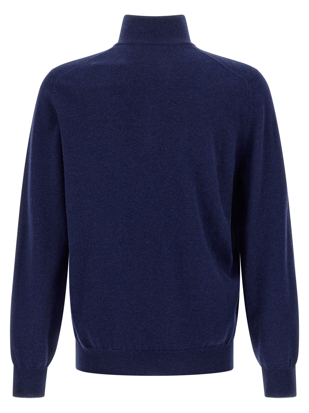 Brunello Cucinelli Half-Zip Sweater Sweaters and Cardigans - Blue | 3c902e630d4c1e49b35c68c8f109c180f1179e3d