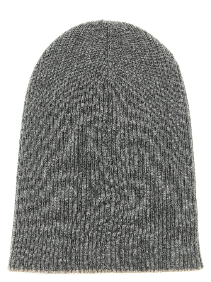 Brunello Cucinelli Cashmere Beanie Hats - Gray | 6cdfd17fdfc2eabbc48e4ec8575b23570c0f4015
