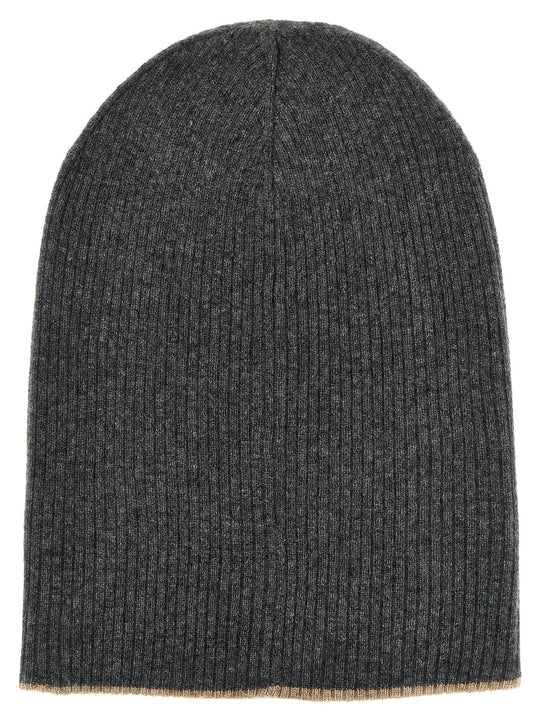 Reversible Beanie Hats Gray