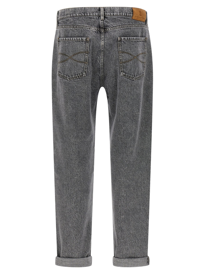 Brunello Cucinelli Greyscale Jeans - Gray | 981f6e849497f2c942ff7a26767d077edb685f9e
