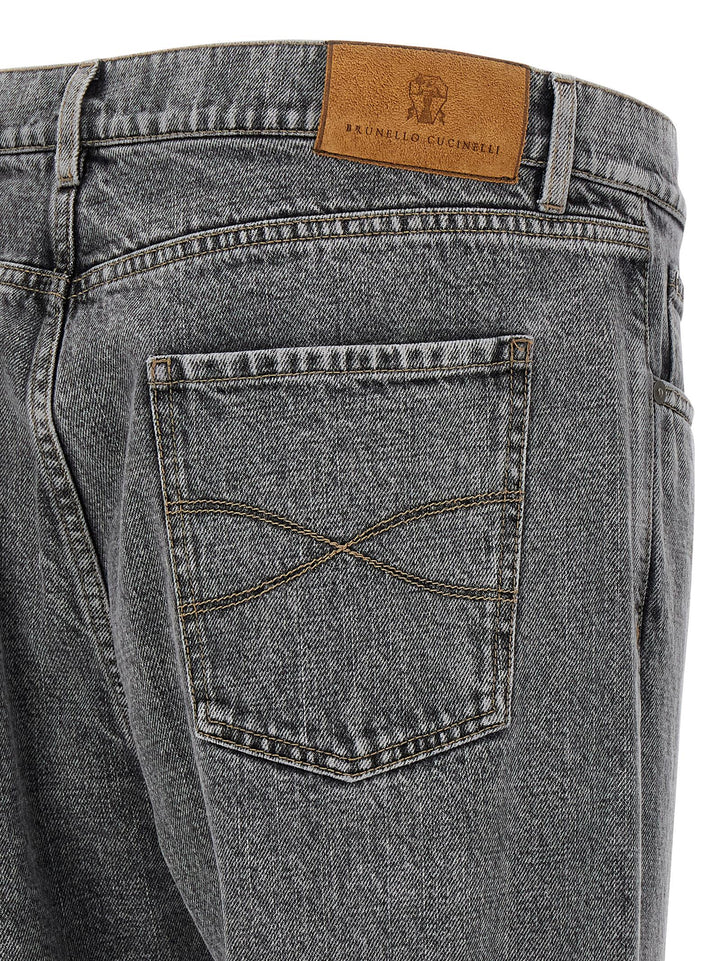 Brunello Cucinelli Greyscale Jeans - Gray | fe31ed89e17d6b72374d473ef023c17ad4e124e6