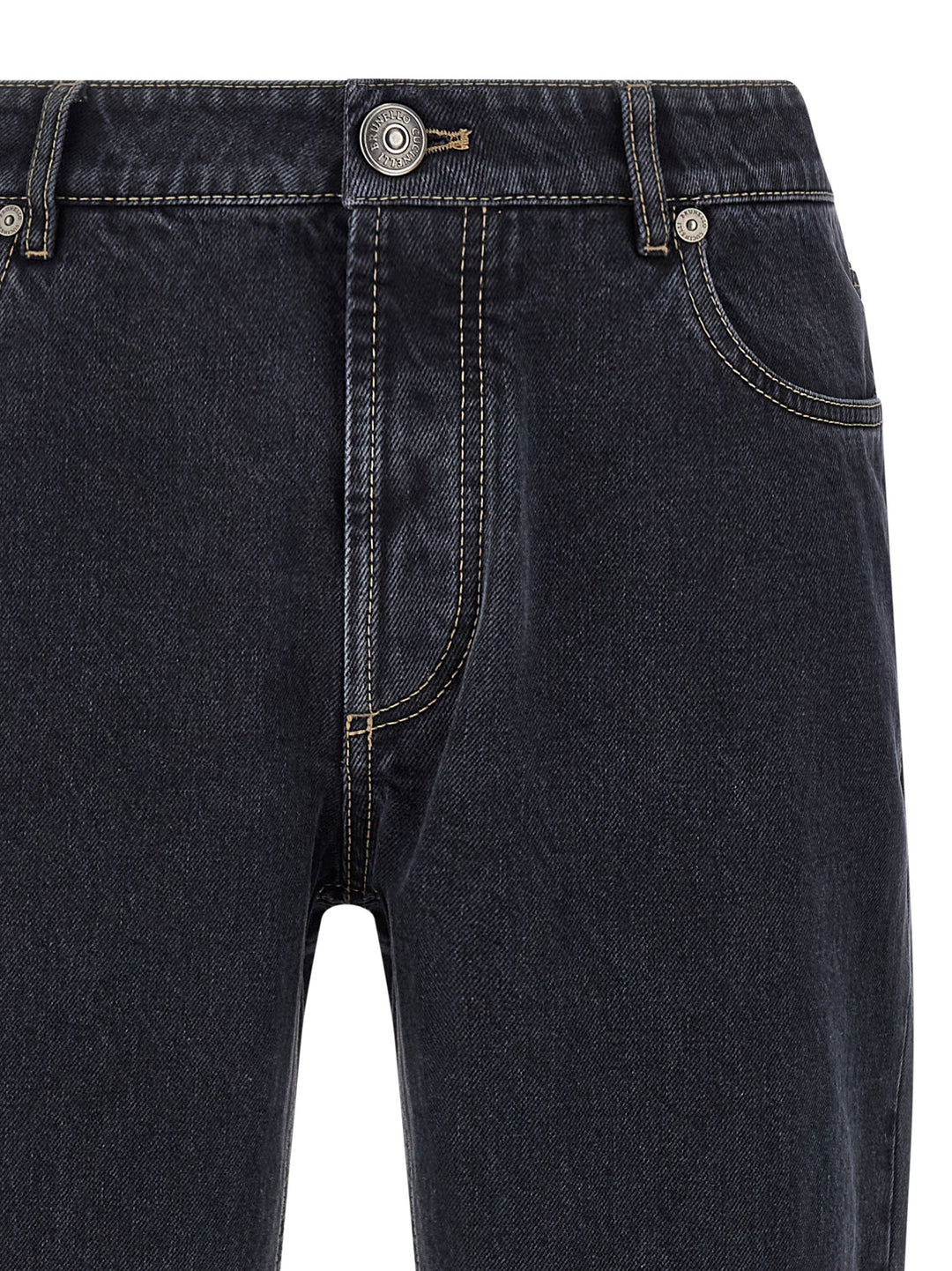 Brunello Cucinelli Garment-Dyed Jeans - Gray | 2c21b6cb28ce03b6fe85f6633f887038384809da