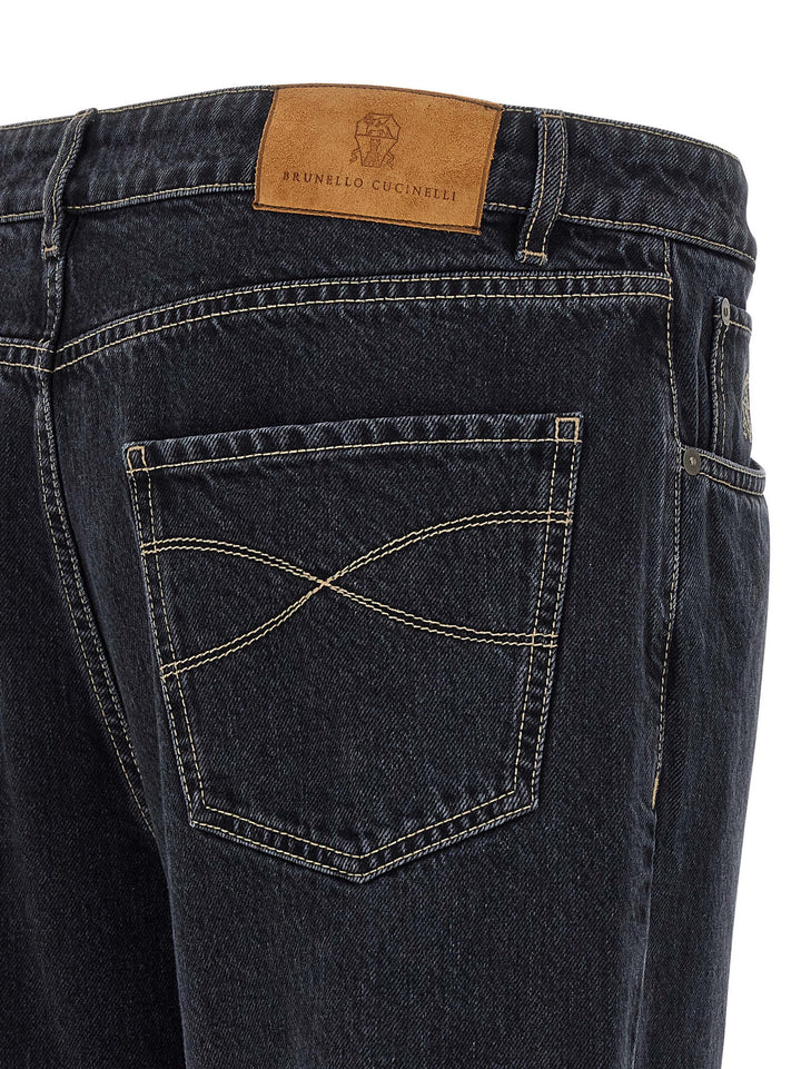 Brunello Cucinelli Denim Grey Jeans - Gray | f47b7ee21e97a7ece66b4ec82aaae713af1dc938