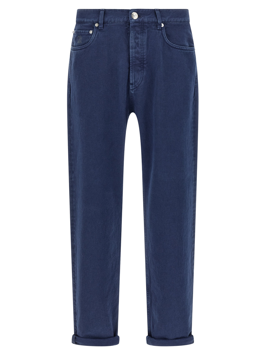 Brunello Cucinelli Garment-Dyed Denim Jeans - Blue | f66f78922e077c4f427fdf5a1b6345c931748937