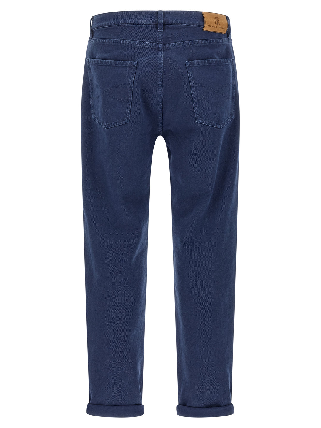 Brunello Cucinelli Garment-Dyed Denim Jeans - Blue | 27f61bf2ccc9f8147d36d6680d94fad2d21c2bd6