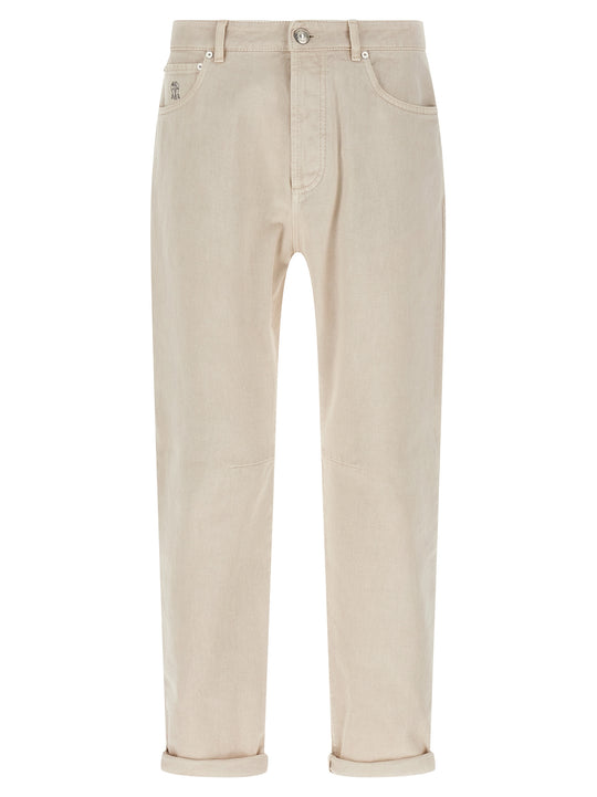Comfort Denim Jeans Beige