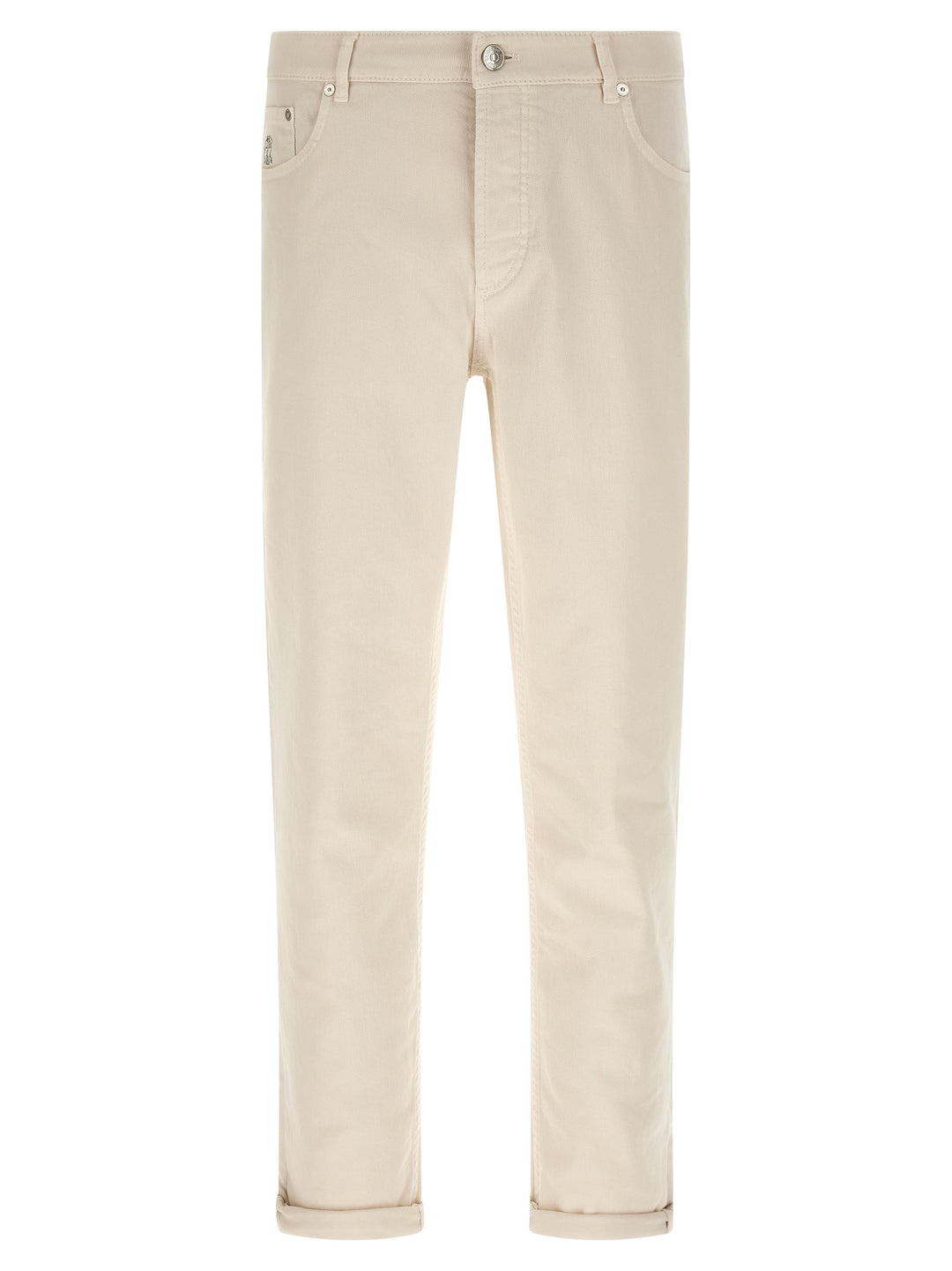 Brunello Cucinelli Comfort Cotton Jeans - Beige | ed23610ab11368b4f5d2e9c4364ddef82ae1a534