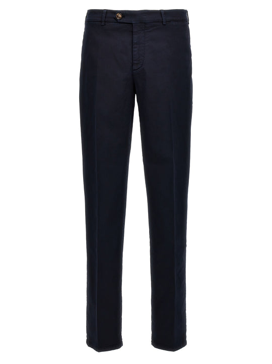 Flat Front Pants Blue
