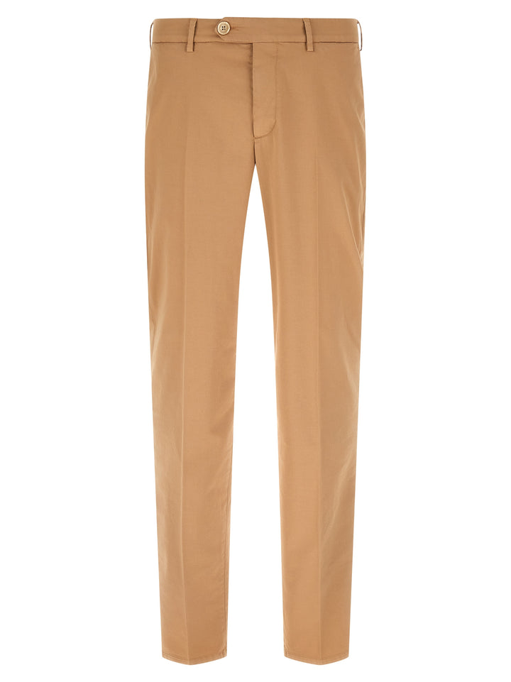Brunello Cucinelli American Pima Cotton Pants - Beige | cf1be1a047bc811847d9d96533513a013d269687