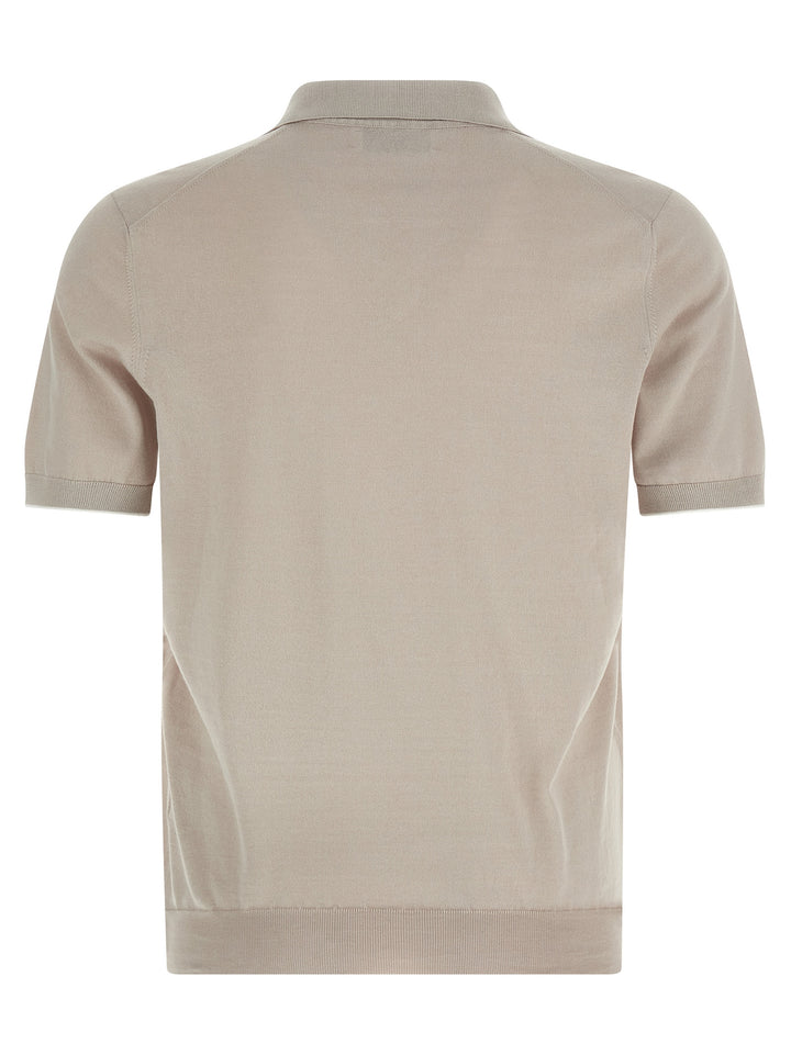 Brunello Cucinelli Cotton  Shirt Polo - Beige | 168ed63359c355cee56430a2e61eccde6aa3f82f