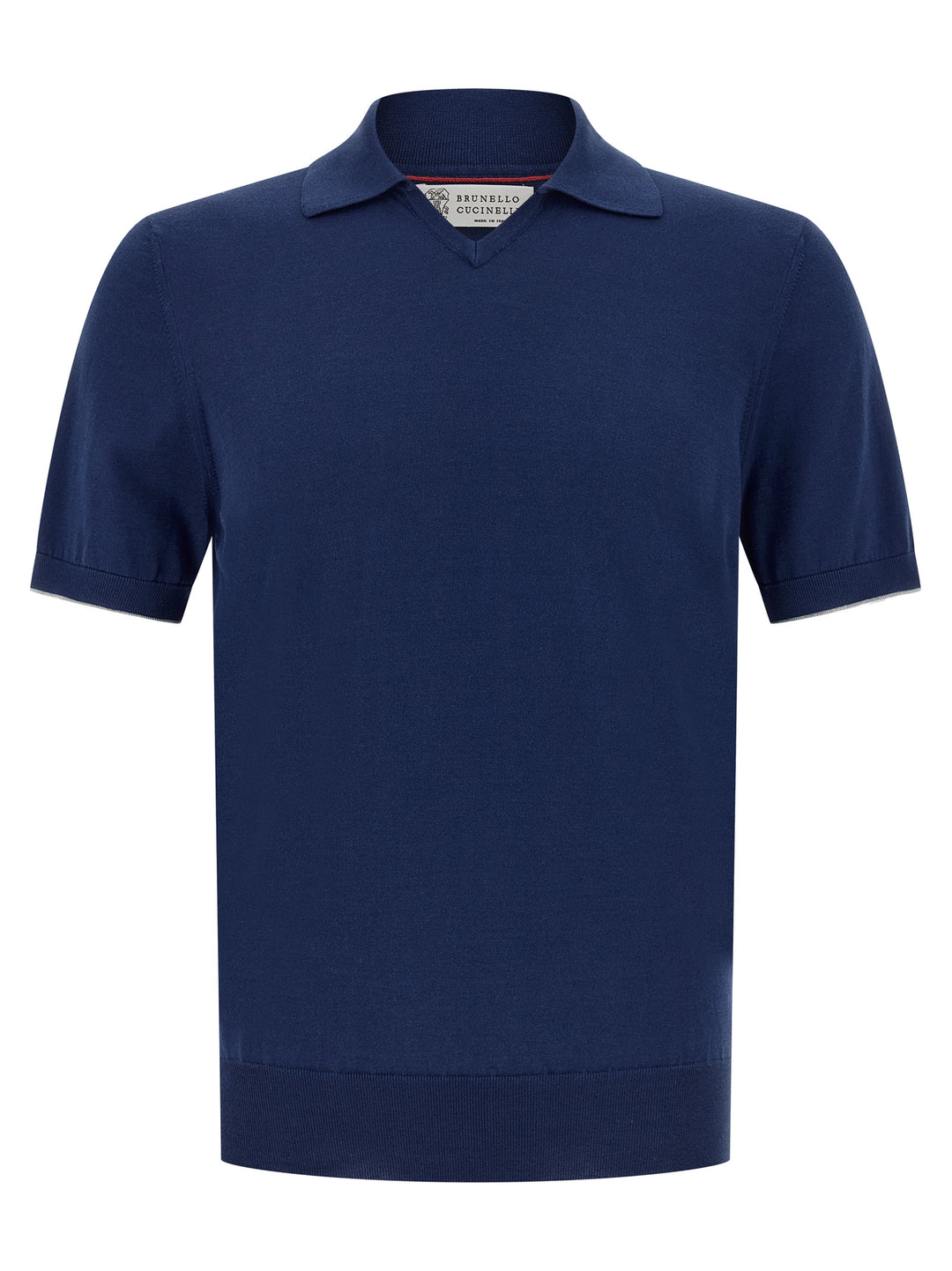 Brunello Cucinelli Cotton  Shirt Polo - Blue | 5b37c3bd36dc60484873a2ca21fc5fa0afff1cbd