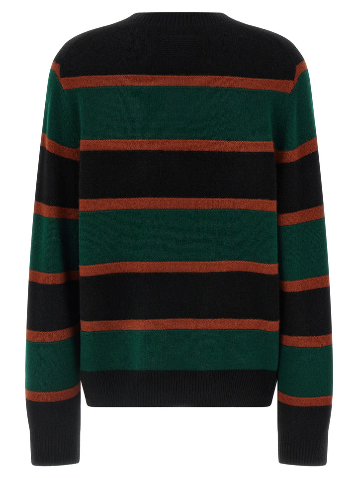 Guest In Residence Stripe Crew Sweaters and Cardigans - Multicolor | 125d434848547f7b9364ba5351bb5ba7d2f6ed9a