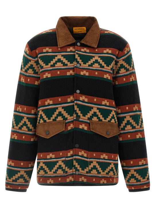 Western Industry Puffer Jackets Green