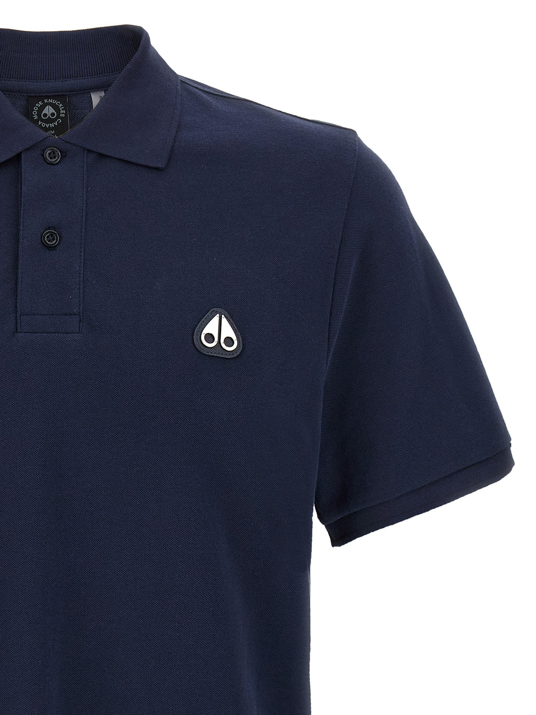 Moose Knuckles Everett Polo - Blue | 6b89f69a0aa706a6ad4be084e9b3d3dcbe990a2f