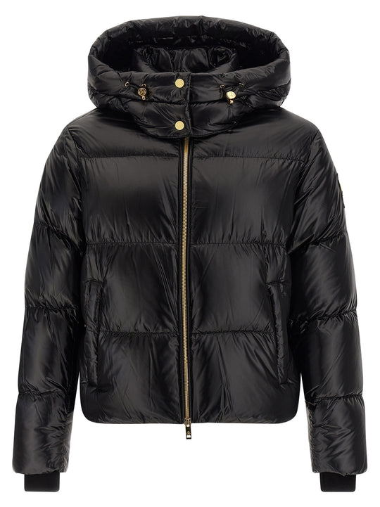 Moonstone Puffer Jackets Black