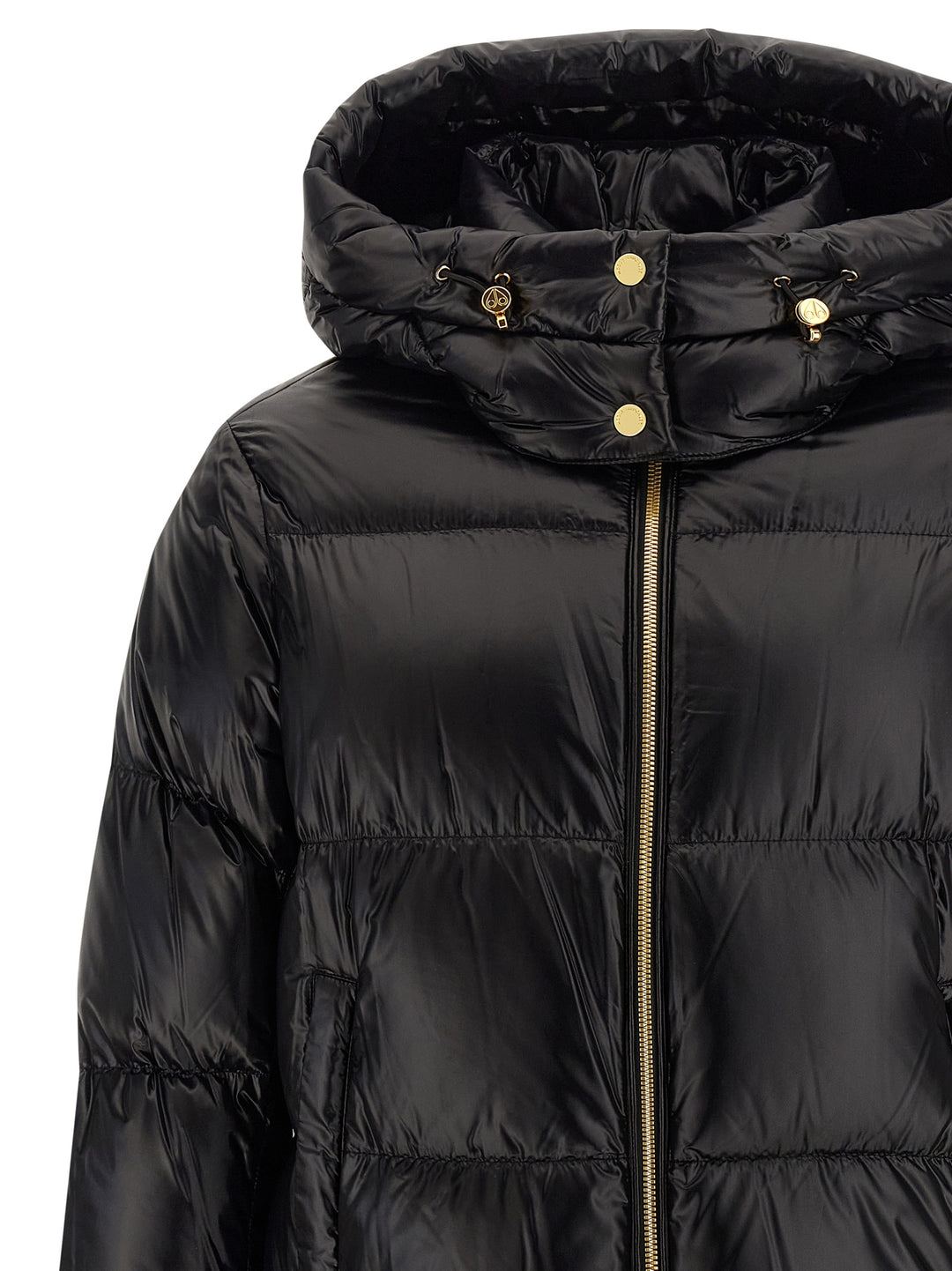 Moose Knuckles Moonstone Puffer Jackets - Black | e3d18c94b4586addb4bab00b245e2ef412b53036