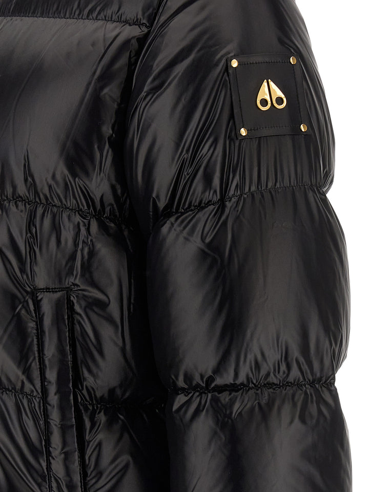 Moose Knuckles Moonstone Puffer Jackets - Black | 187058198194d4c7db13e3463a84d7491e0ed42e