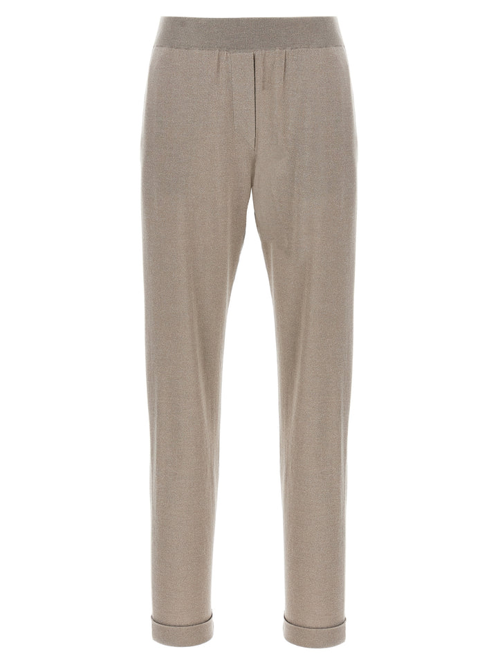 Brunello Cucinelli Sparkling Pants - Gray | f9c459ec0d090db9cb089e280cc8c17a2912e5b9