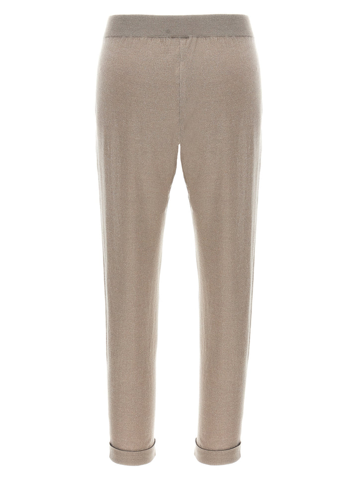 Brunello Cucinelli Sparkling Pants - Gray | 4d338e51f63fc762fbf8d8861198319b414854e4